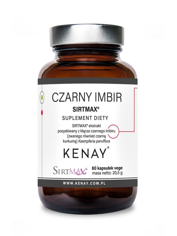 Imbir Czarny SirtMAX® – 60 kaps.
