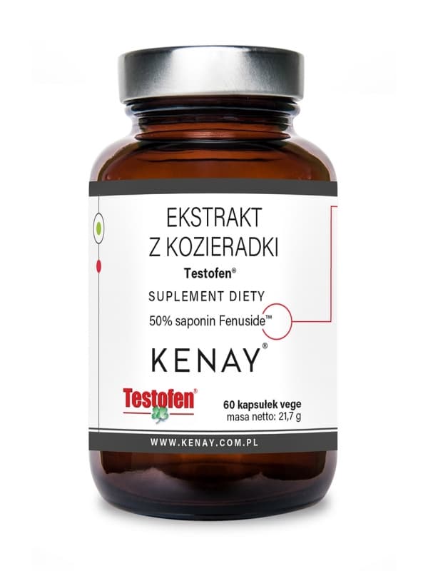 TESTOFEN® ekstrakt z kozieradki 600mg – 60 kaps.