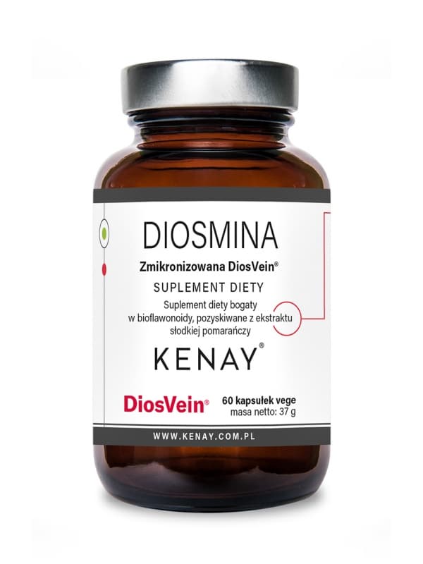Diosmina zmikronizowana DiosVein® – 60 kaps.