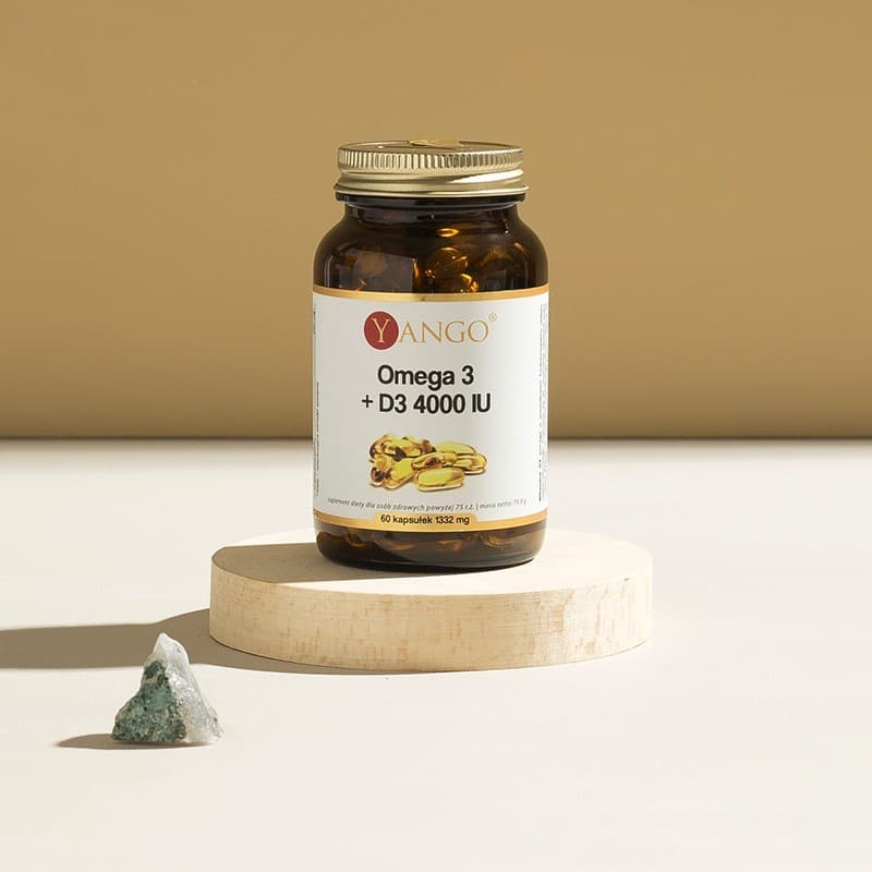 Omega 3 + D3 4000 IU – 60 kaps.