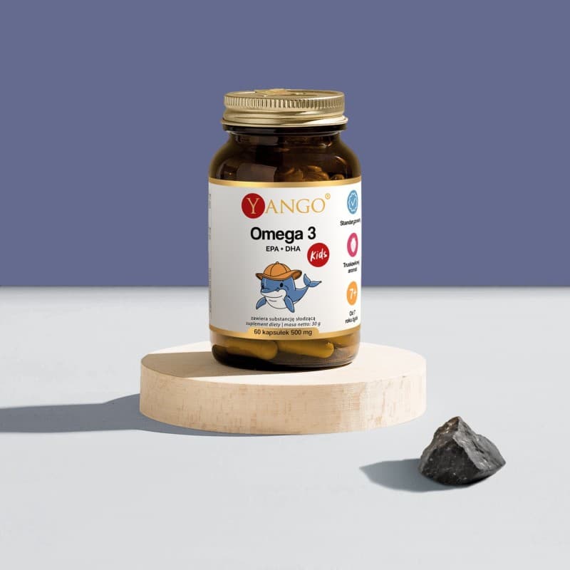 Omega 3 dla dzieci EPA + DHA – 60 kaps.