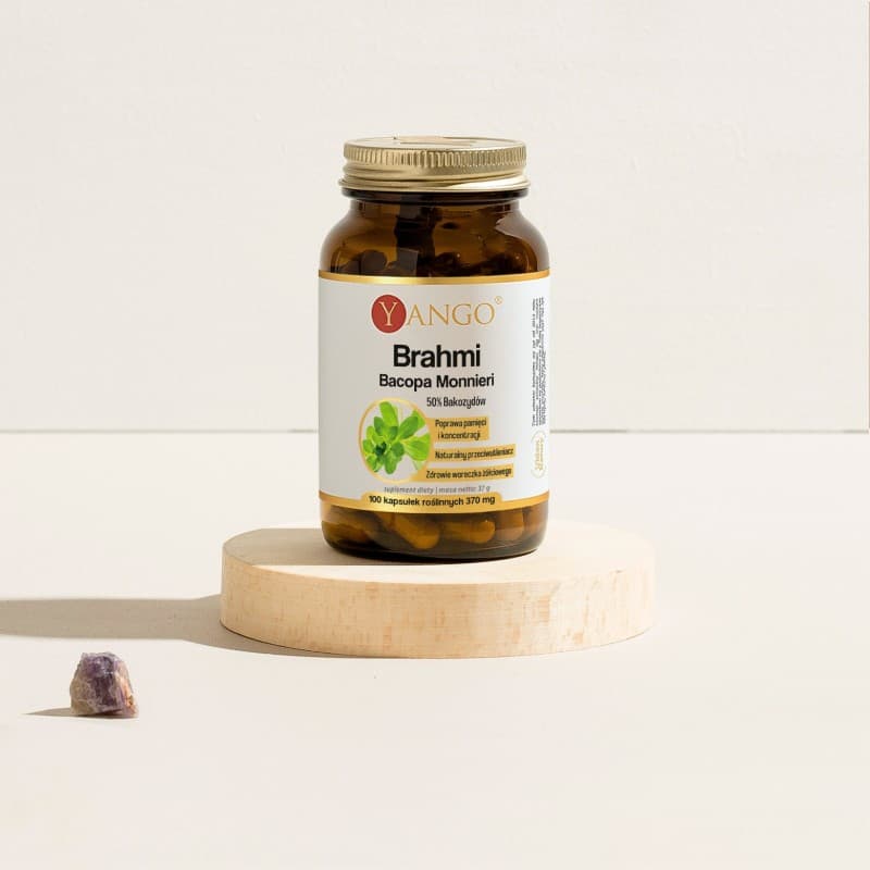 Brahmi - ekstrakt 50% bakozydów – 100 kaps.