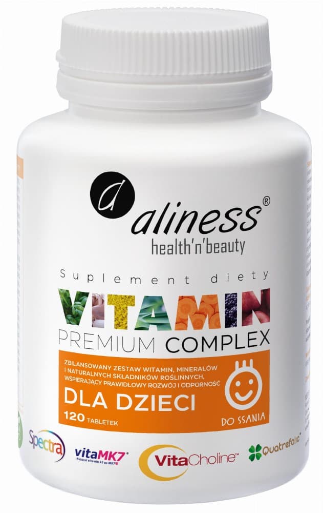 Premium Vitamin Complex dla dzieci x 120 tabletek do ssania
