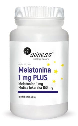 Melatonina 1mg Plus 100tabl Aliness