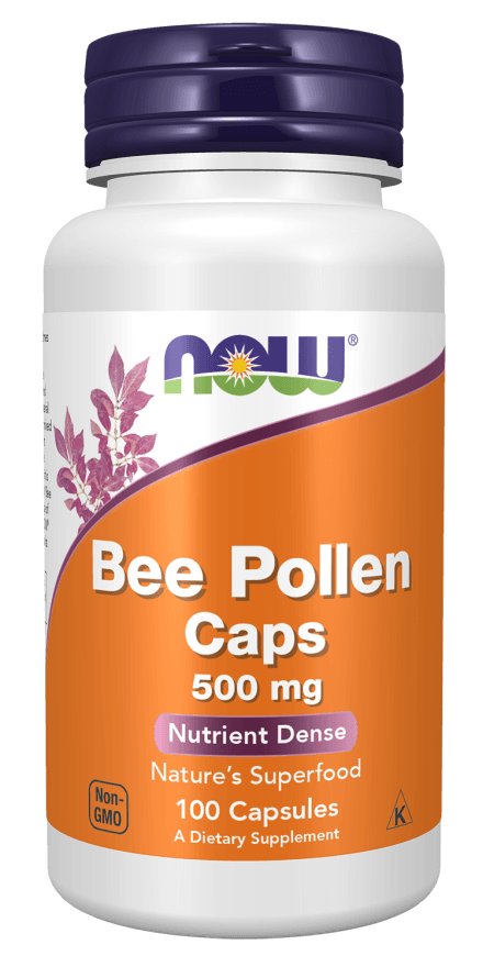 NOW FOODS Bee Pollen 500mg 100caps