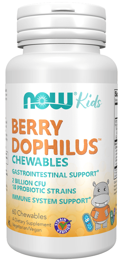 NOW Berry Dophilus Kids 60tabl do ssania