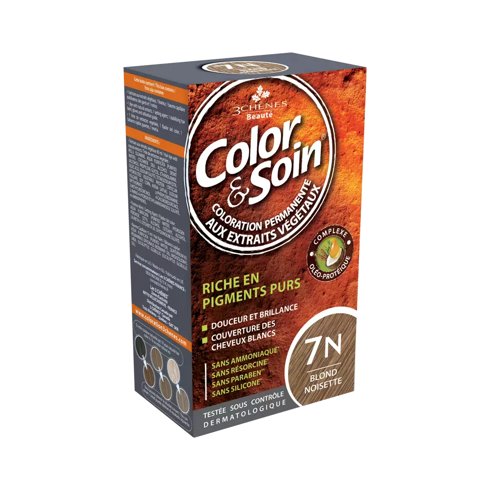 COLOR&SOIN Farba 7N Blond orzech laskowy