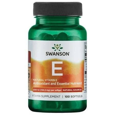 SWANSON Witamina E 200IU 100kaps