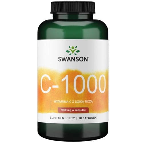 Witamina C1000+ dzika róża 90kaps SWANSON