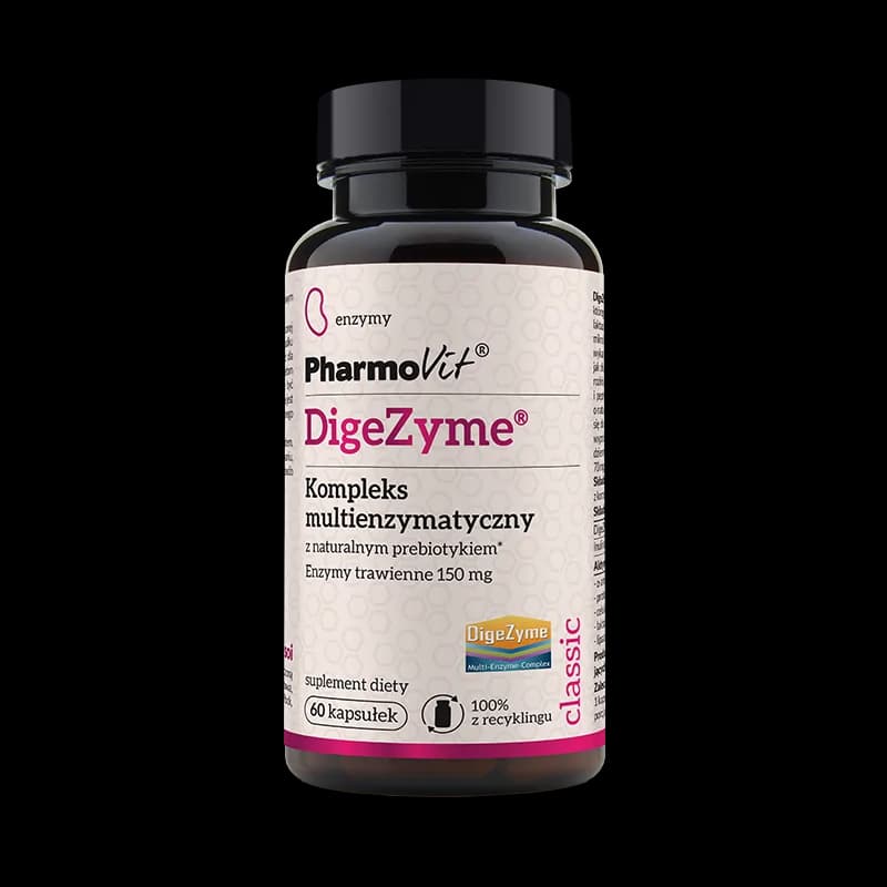 Pharmovit DigeZyme Enzymy trawienne 60kaps
