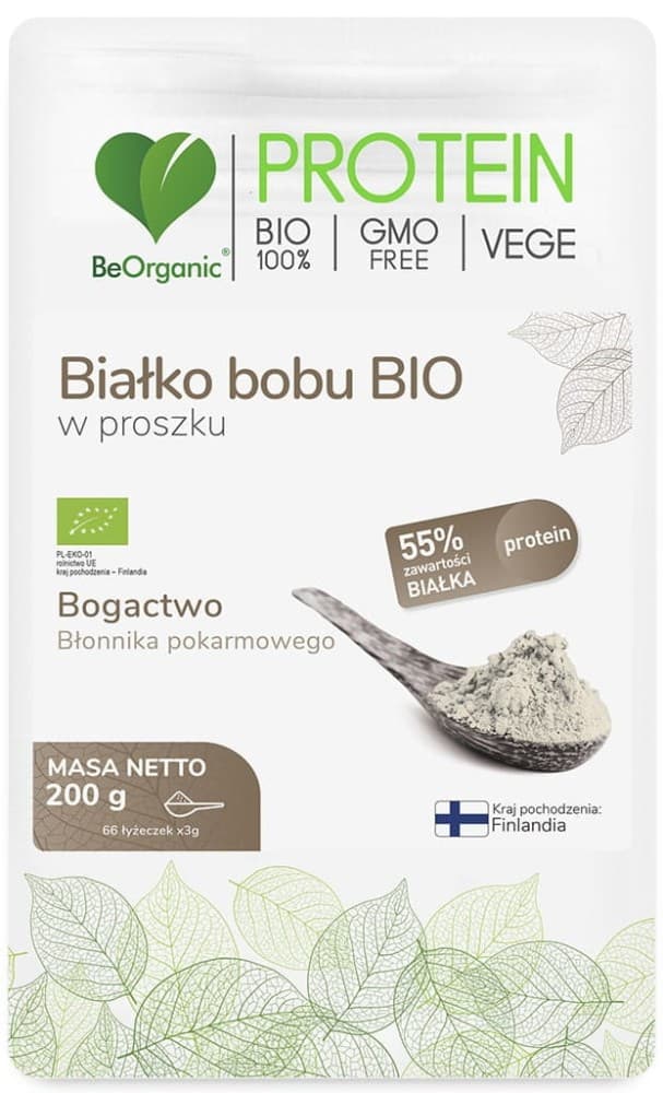 BeOrganic Białko bobu w proszku 200g