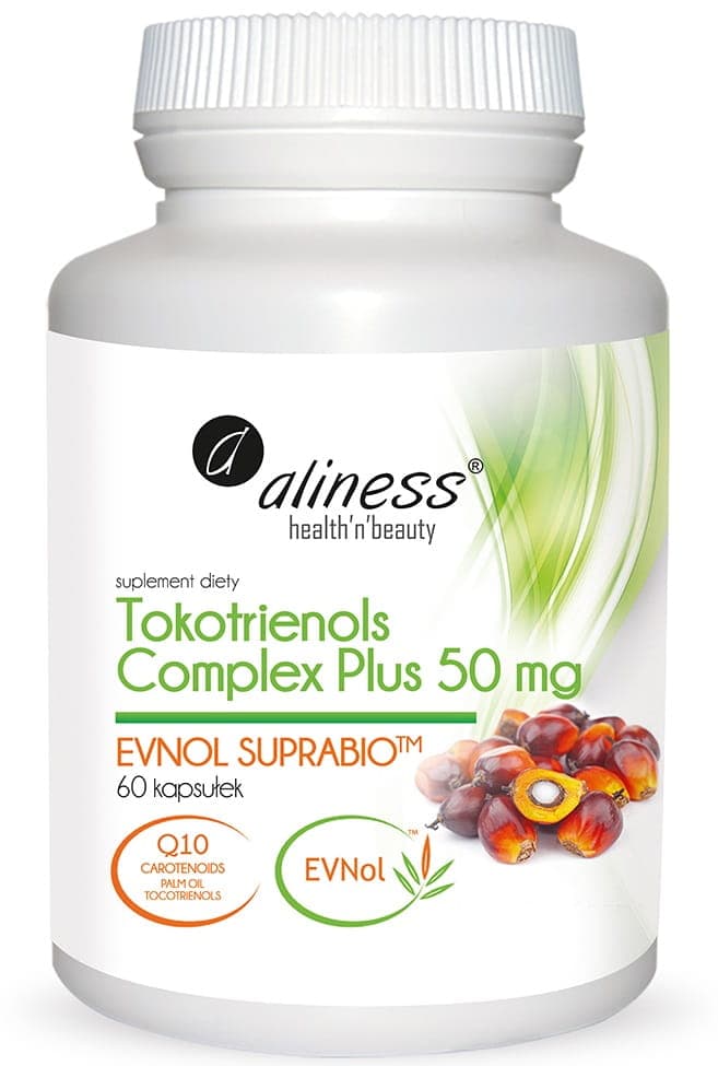 Tokotrienols Complex Plus 50mg Evnol Suprabio 60 kapsułek