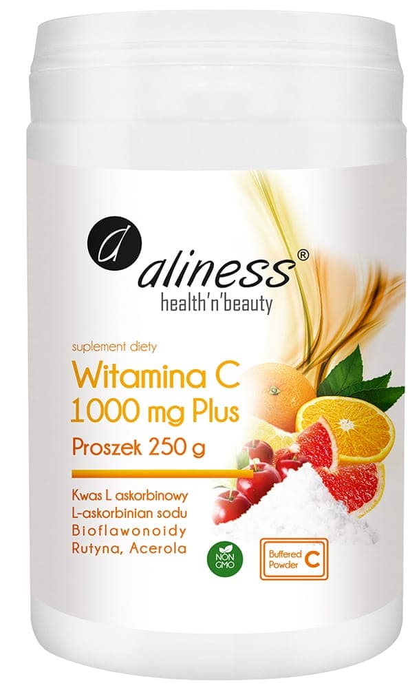 Witamina C 1000 Buforowana Plus Proszek 250g (z miarką)