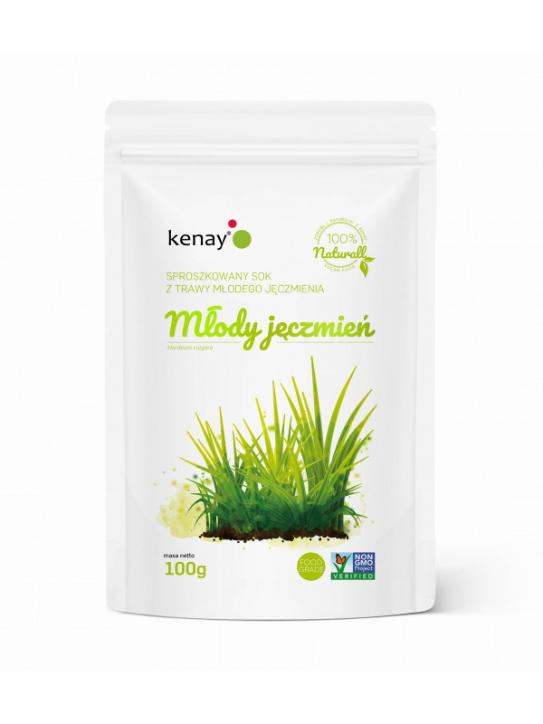 Trawa z młodego jęczmienia - sproszkowany sok – 100 g