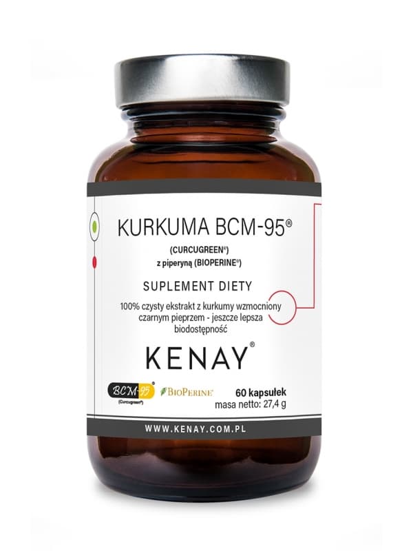 Kurkuma BCM-95 z Piperyną – 60 kaps.