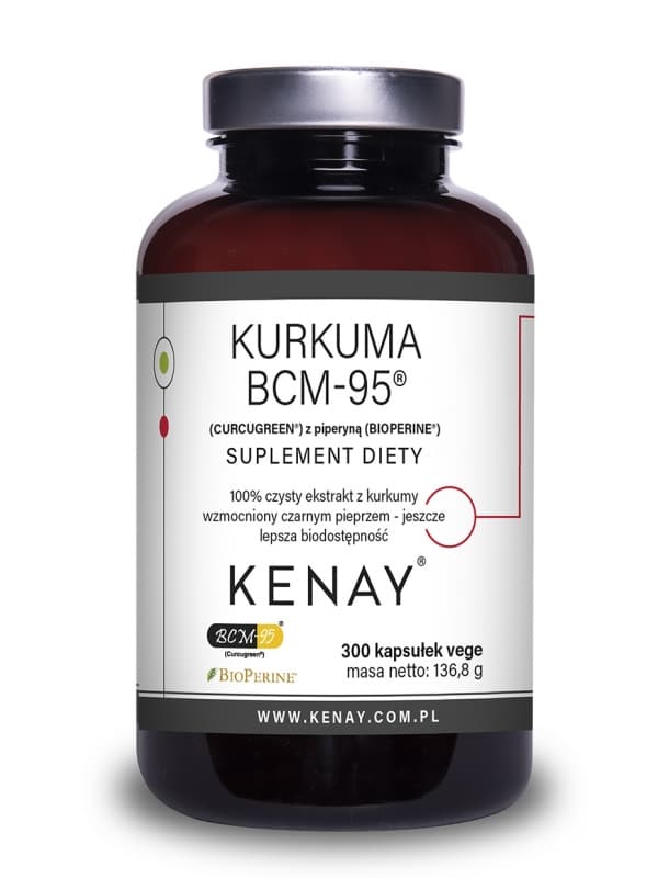 Kurkuma BCM-95 z Piperyną – 300 kaps.