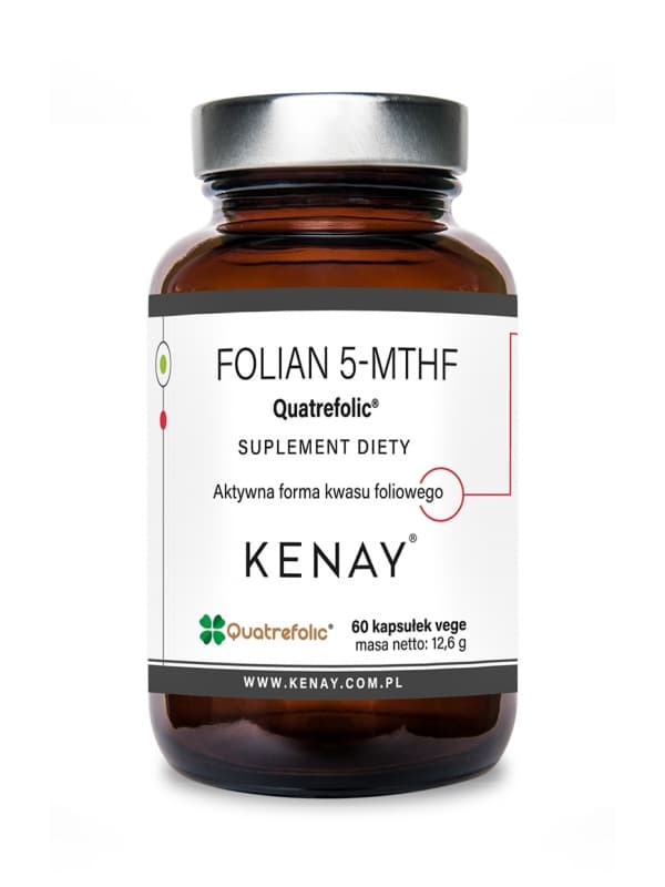 FOLIAN 5-MTHF kwas foliowy Quatrefolic® – 60 kaps.