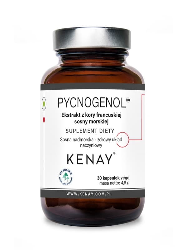 PYCNOGENOL Ekstrakt z kory francuskiej sosny morskiej – 30 kaps.