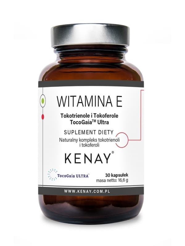 WITAMINA E Tokotrienole i Tokoferole TocoGaia® Ultra NOWOŚĆ – 30 kaps.