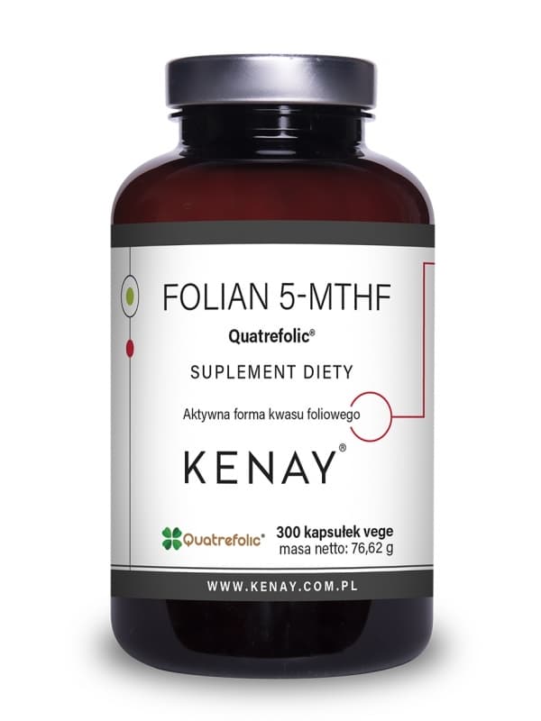 FOLIAN 5-MTHF kwas foliowy Quatrefolic® – 300 kaps.