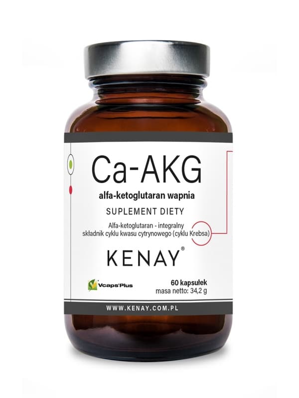 Ca-AKG alfa-ketoglutaran wapnia – 60 kaps