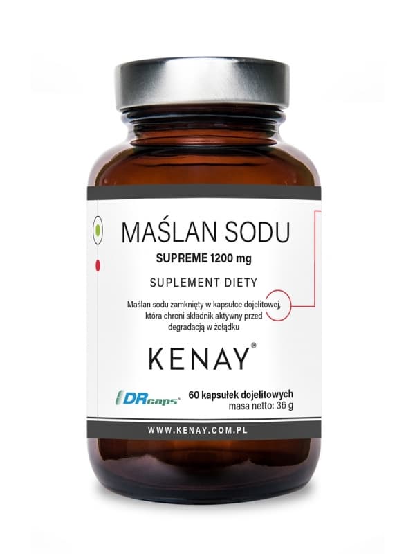 Maślan sodu SUPREME 1200 mg – 60 kaps