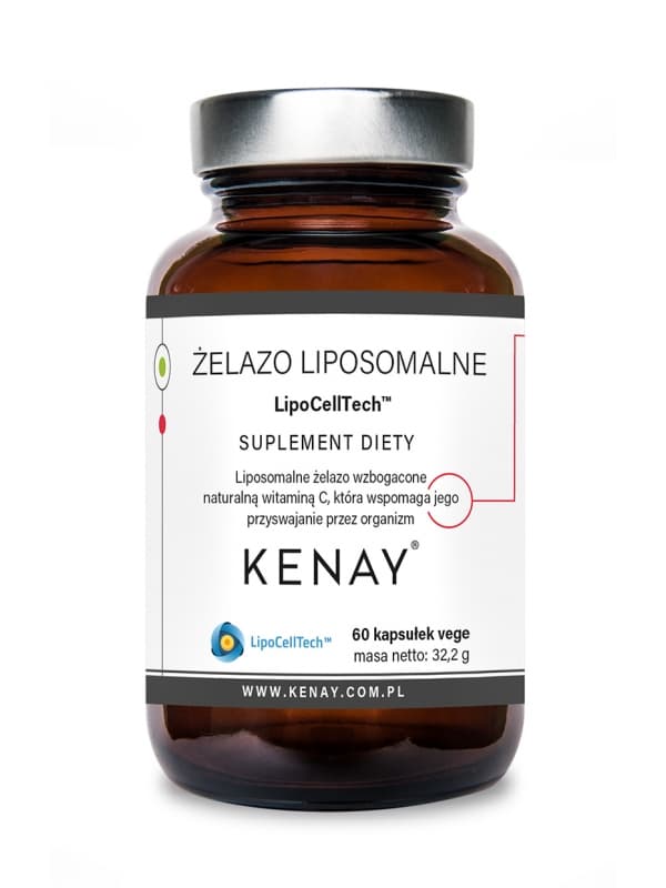 ŻELAZO LIPOSOMALNE LipoCellTech™ – 60 kaps