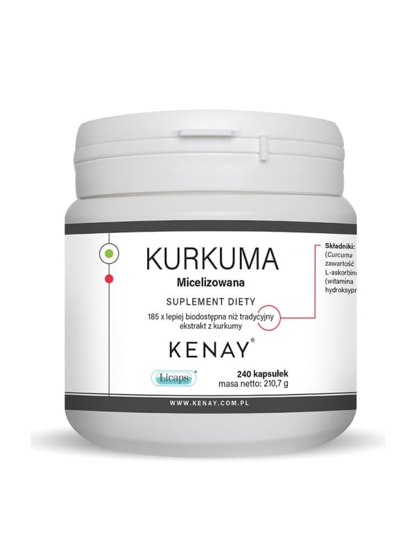 KURKUMA MICELIZOWANA Licaps® – 240 kaps.