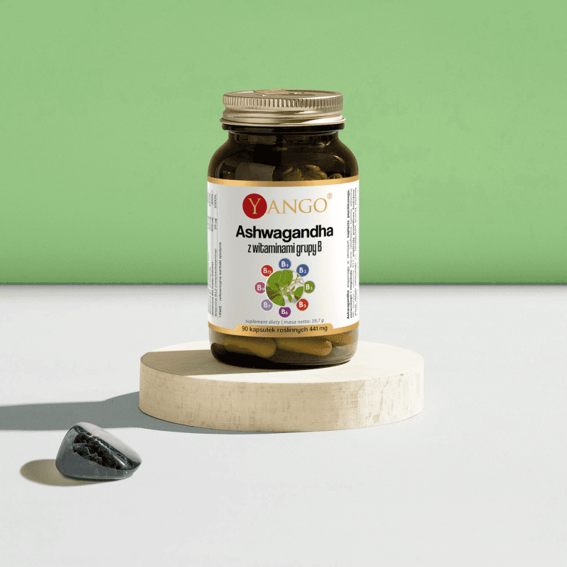 Ashwagandha z witaminami grupy B – 90 kaps.
