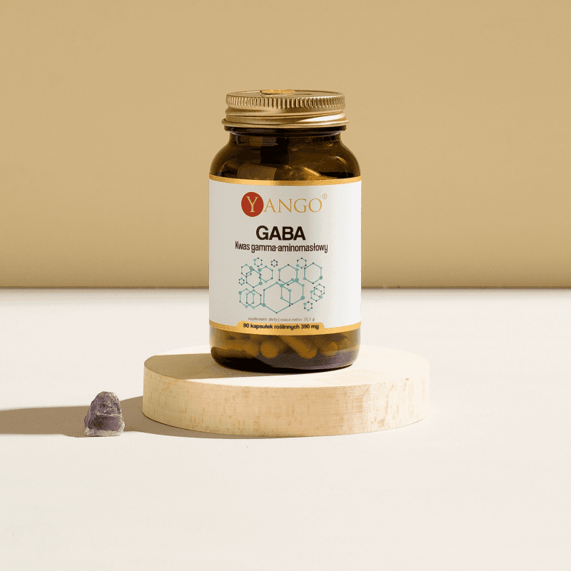 GABA – kwas gamma-aminomasłowy – 90 kaps.