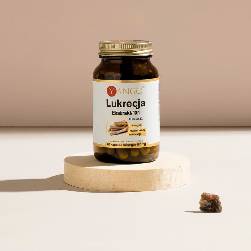 Lukrecja - ekstrakt 10:1 - 60 kaps.