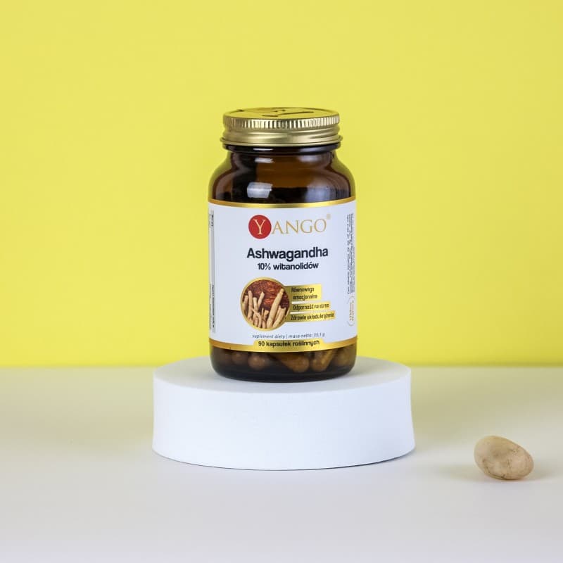 Ashwagandha 10% witanolidów – 90 kaps.